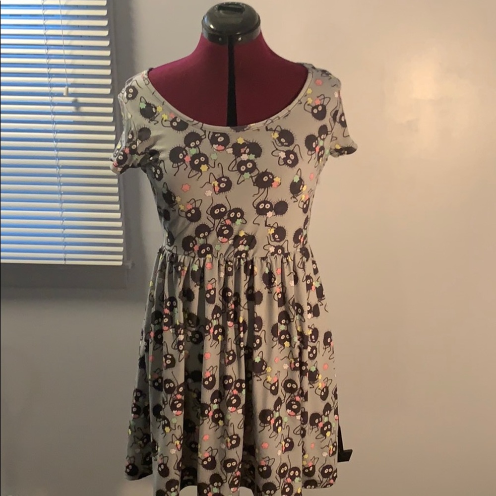 Spirited away grey dress